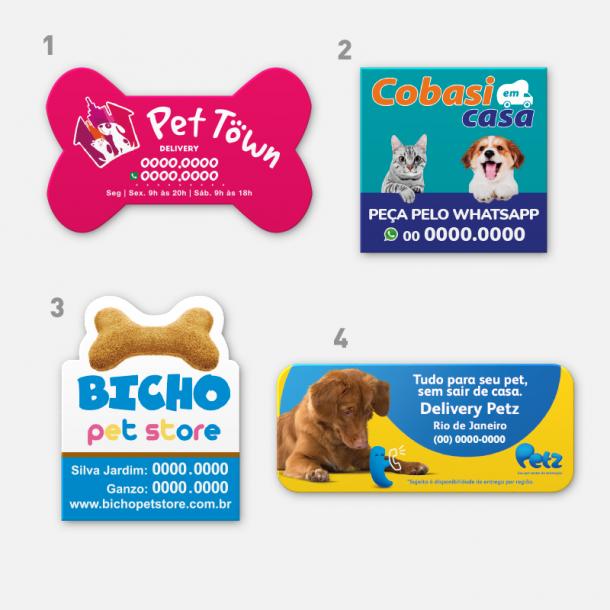 Ímãs de Geladeira Criativos para Pet Shop Shops
